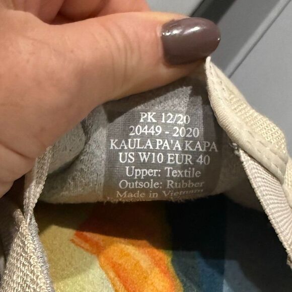 OluKai Kaula Pa'a Kapa Espadrille Loafer - Natural 40/10 - Picture 10 of 10